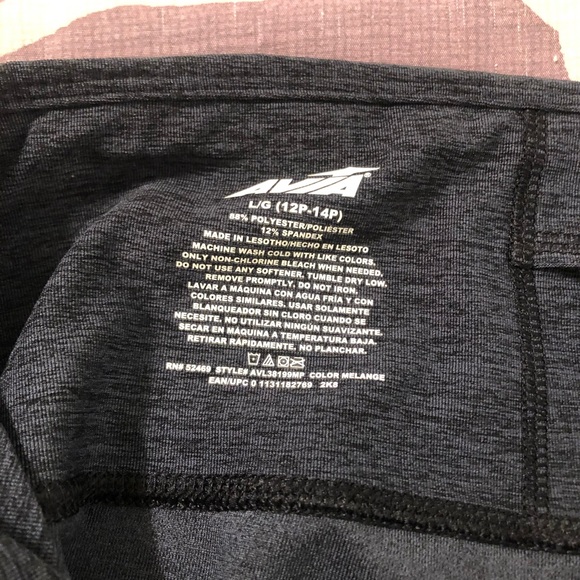Avia Yoga Pants, Dark Grey, Size PL - Picture 4 of 5